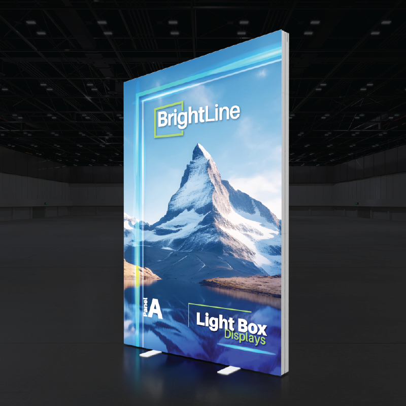 60in x 96in BrightLine Angled Light Box Wall Kit A 