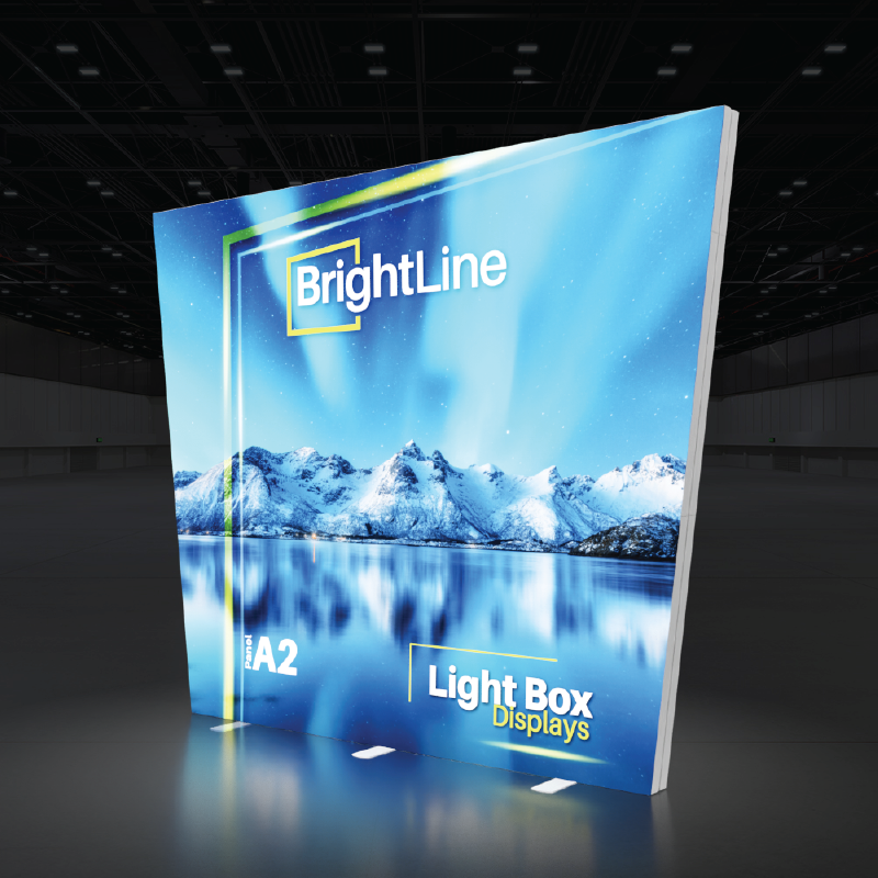 10ft x 8ft BrightLine Angled Light Box Wall Kit A2 