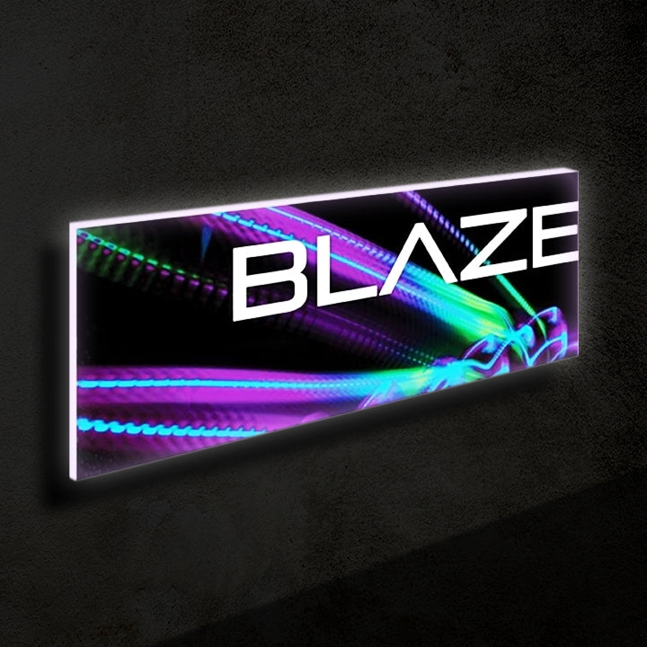 8ft x 3ft Blaze Wall Mounted Light Box Display