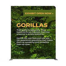 Load image into Gallery viewer, 89in x 89in Panel G Waveline Media Display | Tension Fabric Exhibit | expogoods.com
